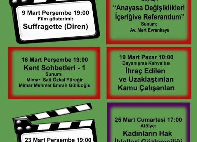 SHD Adana Temsilciliği Mart Ayı Boyunca Etkinlikler Düzenliyor