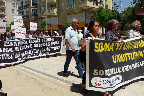 SHD ve Aileler, Soma Maden Katliamının 38. ayında Adalet Talebiyle Yine Sokağa Çıktı