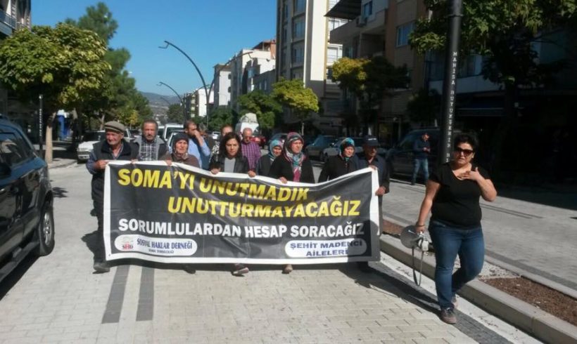Soma Katliamının 41. Ayında da Sokağa Çıkan Aileler ve SHD 17 Ekim’deki Duruşmaya Çağrı Yaptı