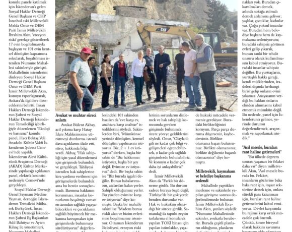 Numune Mahallesi Ziyareti